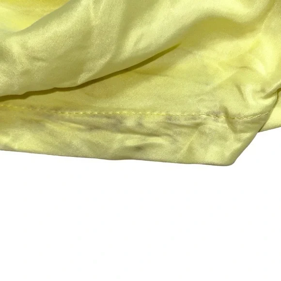 For Love & Lemons Yellow Ruched Rana Mini Dress US S - Picture 7 of 12